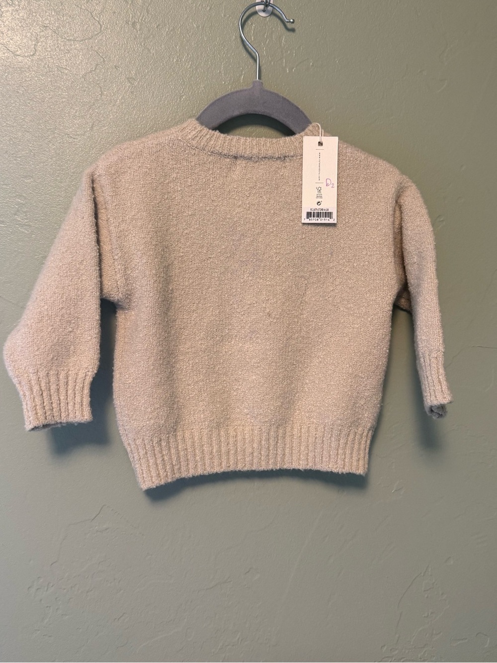Rylee and cru horseshoe knit sweater baby size 6-12 months unisex nwt - Picture 3 of 4